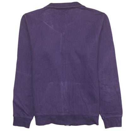 Mens UK Size S Carhartt Purple Full Zip Sweatshirt