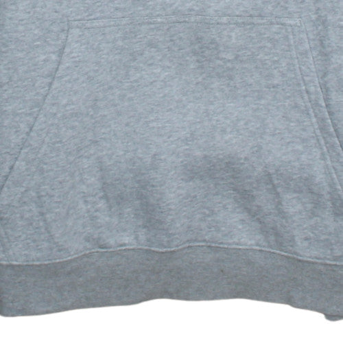 Mens UK Size L Adidas Grey 1/2 Zip Hoodie