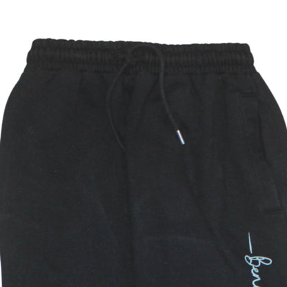 Bench Womens Black Jogger Sweatpants Size M Elastic Waist Tapered Fit