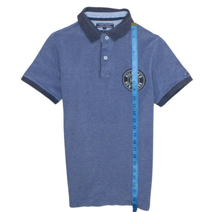 Tommy Hilfiger Men's Blue Slim Fit Polo Shirt M