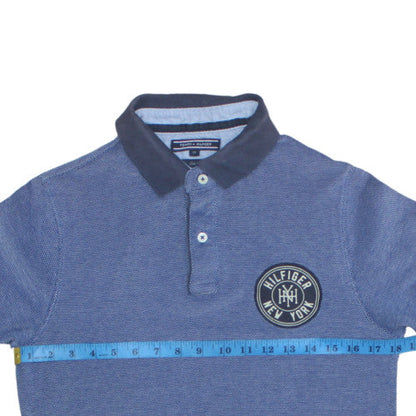 Tommy Hilfiger Men's Blue Slim Fit Polo Shirt M