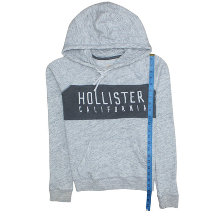 Mens UK Size L Hollister Grey Pullover Hoodie