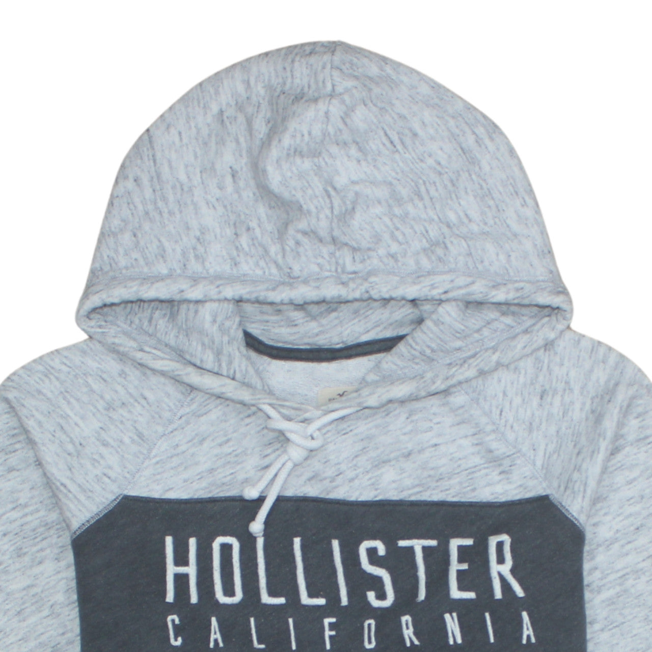 Mens UK Size L Hollister Grey Pullover Hoodie