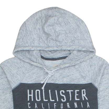 Mens UK Size L Hollister Grey Pullover Hoodie