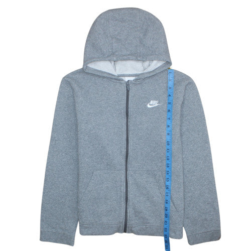 Teens UK Size XL Nike Grey Full Zip Hoodie