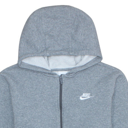 Teens UK Size XL Nike Grey Full Zip Hoodie