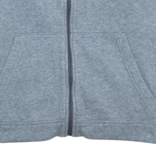 Teens UK Size XL Nike Grey Full Zip Hoodie