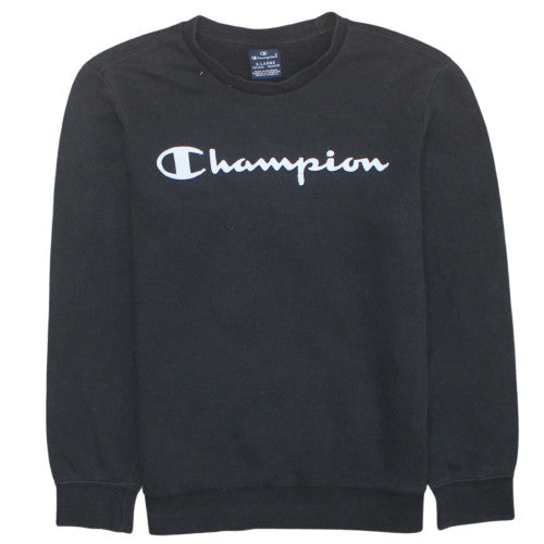 Teens UK Size L Champion Black Pullover Sweatshirt