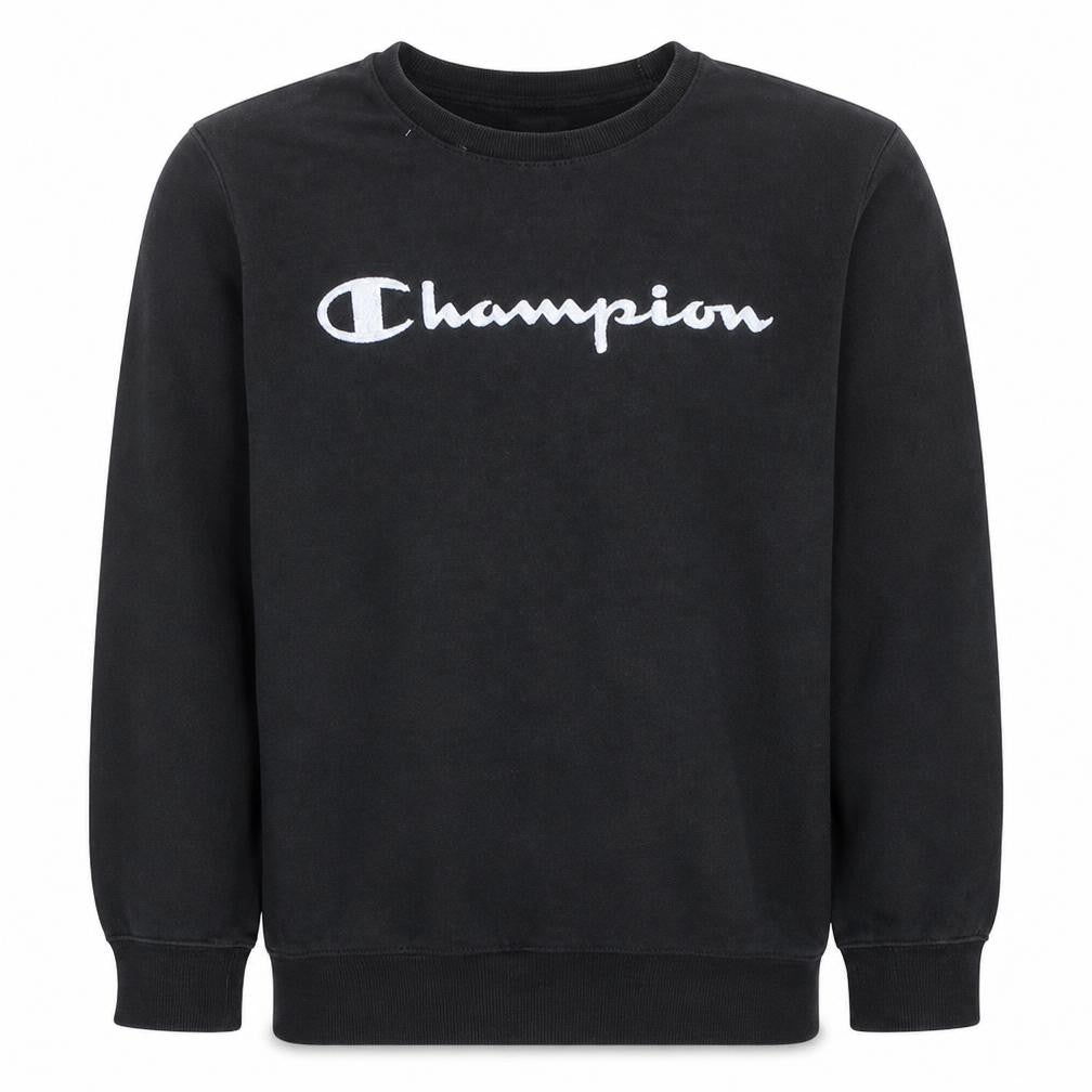 Teens UK Size L Champion Black Pullover Sweatshirt