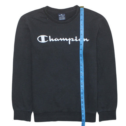 Teens UK Size L Champion Black Pullover Sweatshirt