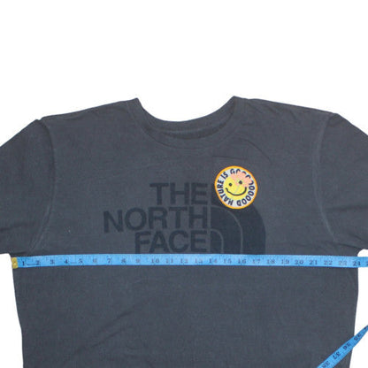 The North Face Men's Black Cotton Graphic T-Shirt Size M