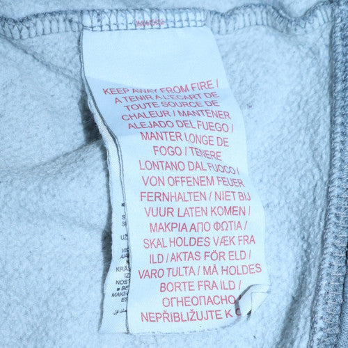 Teens UK Size XL Nike Grey Full Zip Hoodie