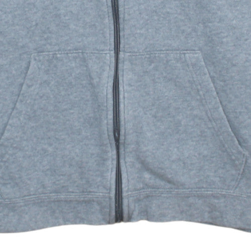 Teens UK Size XL Nike Grey Full Zip Hoodie
