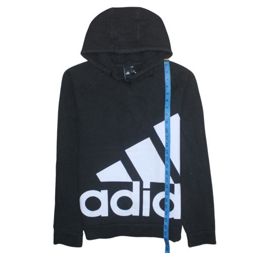 Mens UK Size S Adidas Black Pullover Hoodie