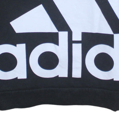 Mens UK Size S Adidas Black Pullover Hoodie