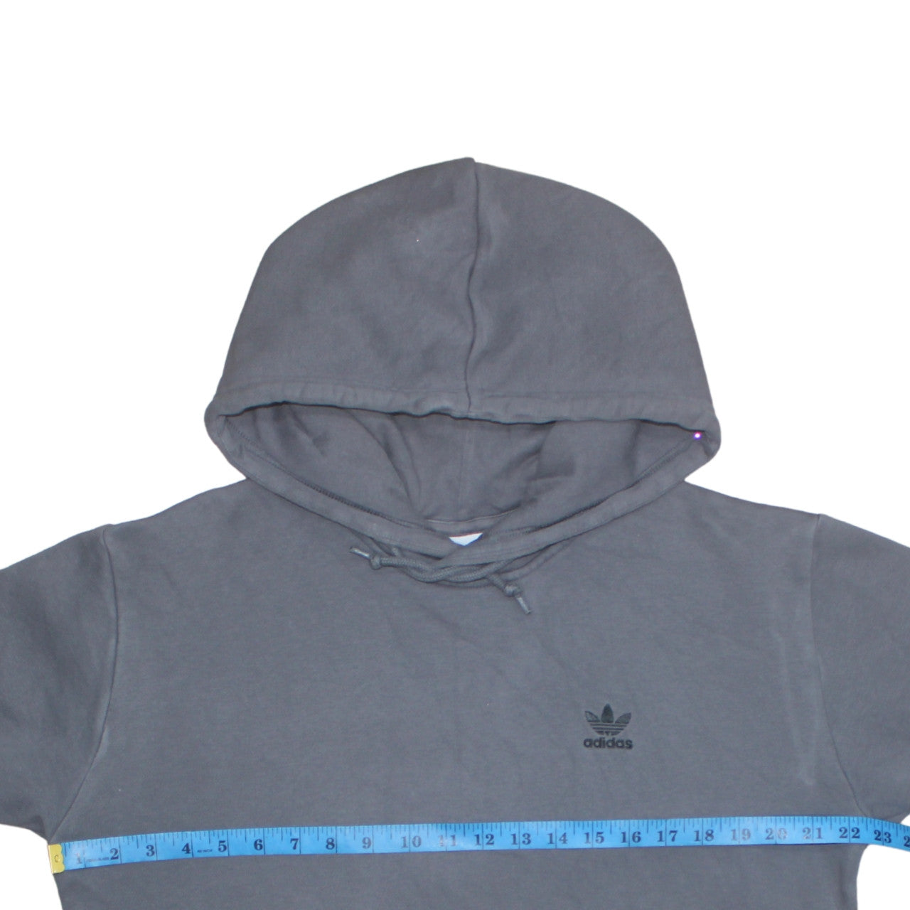 Mens UK Size M Adidas Grey Pullover Hoodie