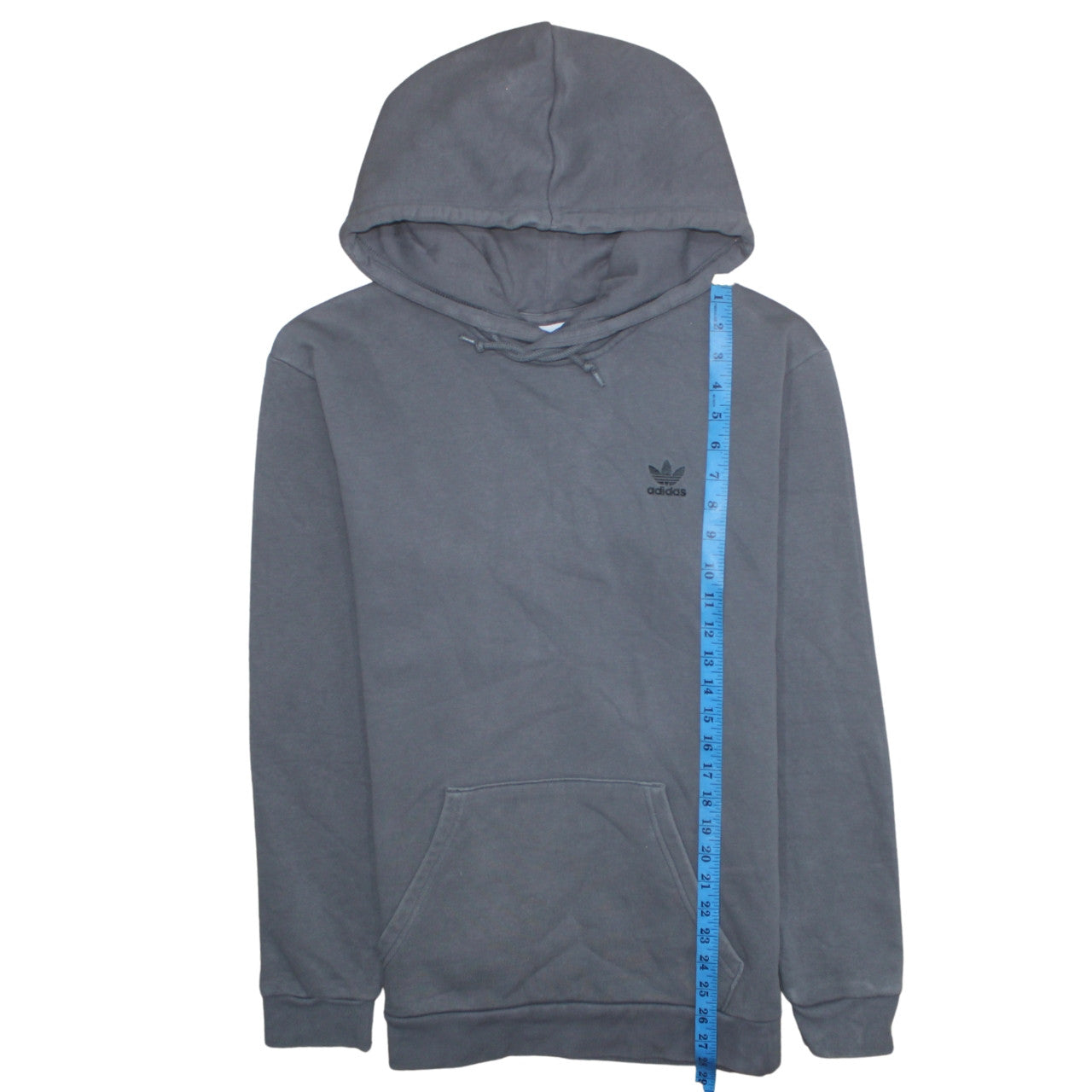 Mens UK Size M Adidas Grey Pullover Hoodie