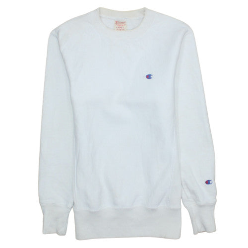 Mens UK Size XS Champion White Pullover Sweatshirt