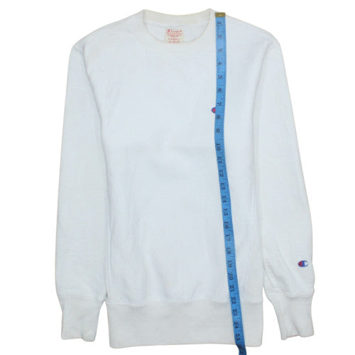 Mens UK Size XS Champion White Pullover Sweatshirt