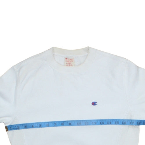Mens UK Size XS Champion White Pullover Sweatshirt