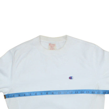 Mens UK Size XS Champion White Pullover Sweatshirt