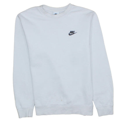 Mens UK Size XS Nike White Pullover Sweatshirt