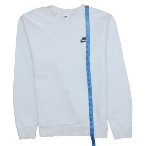 Mens UK Size XS Nike White Pullover Sweatshirt