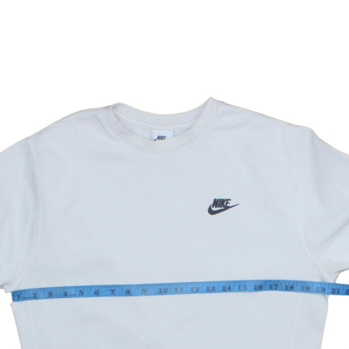 Mens UK Size XS Nike White Pullover Sweatshirt