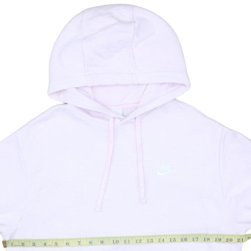 Womens UK Size S Nike Pink Pullover Hoodie
