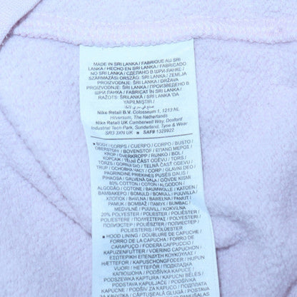 Womens UK Size S Nike Pink Pullover Hoodie