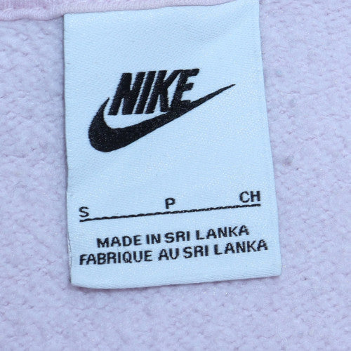 Womens UK Size S Nike Pink Pullover Hoodie