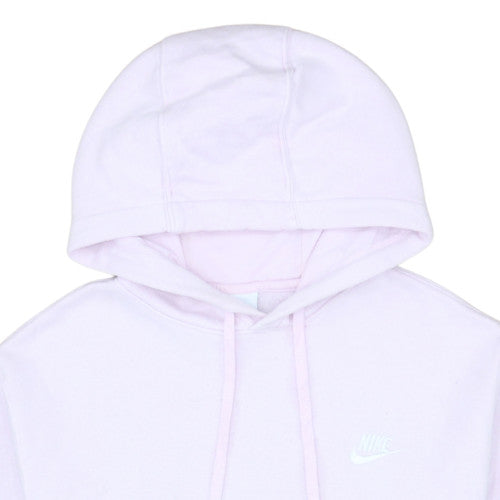 Womens UK Size S Nike Pink Pullover Hoodie