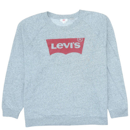 Mens UK Size XL Levi's Grey Pullover Sweatshirt