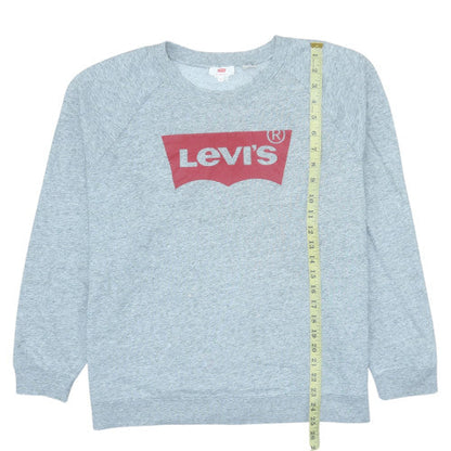 Mens UK Size XL Levi's Grey Pullover Sweatshirt