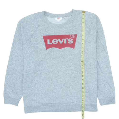 Mens UK Size XL Levi's Grey Pullover Sweatshirt