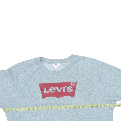 Mens UK Size XL Levi's Grey Pullover Sweatshirt