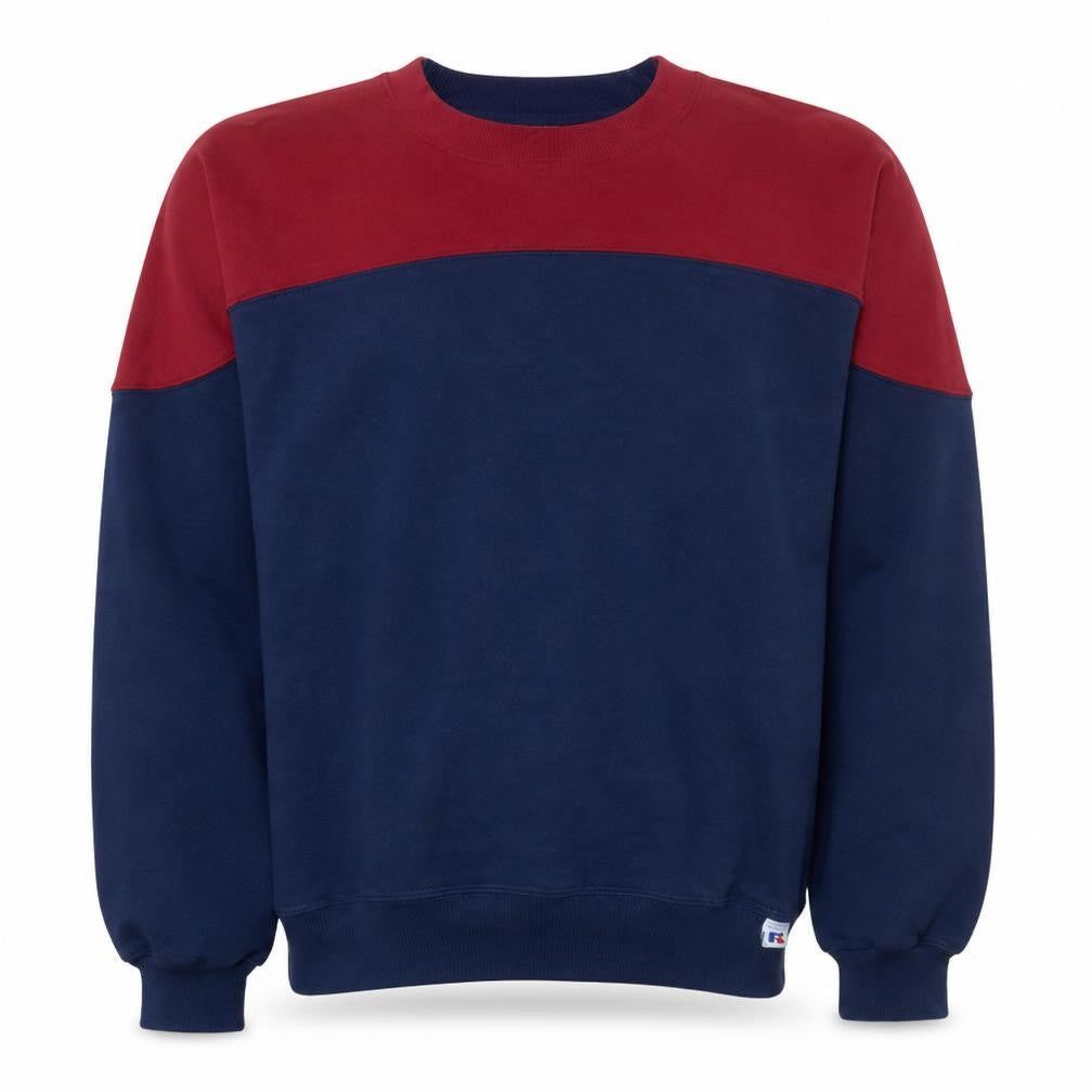 Mens UK Size L Russell Athletic Blue Pullover Sweatshirt