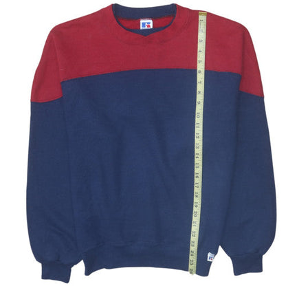Mens UK Size L Russell Athletic Blue Pullover Sweatshirt