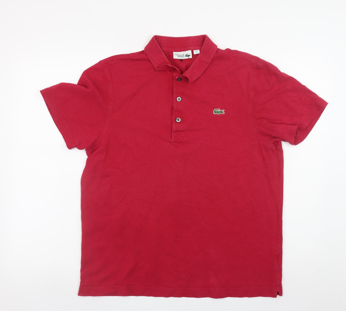 Mens UK Size L Lacoste 100% Cotton Polo Shirt