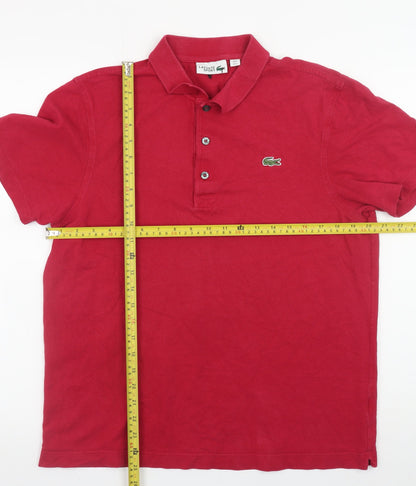 Mens UK Size L Lacoste 100% Cotton Polo Shirt