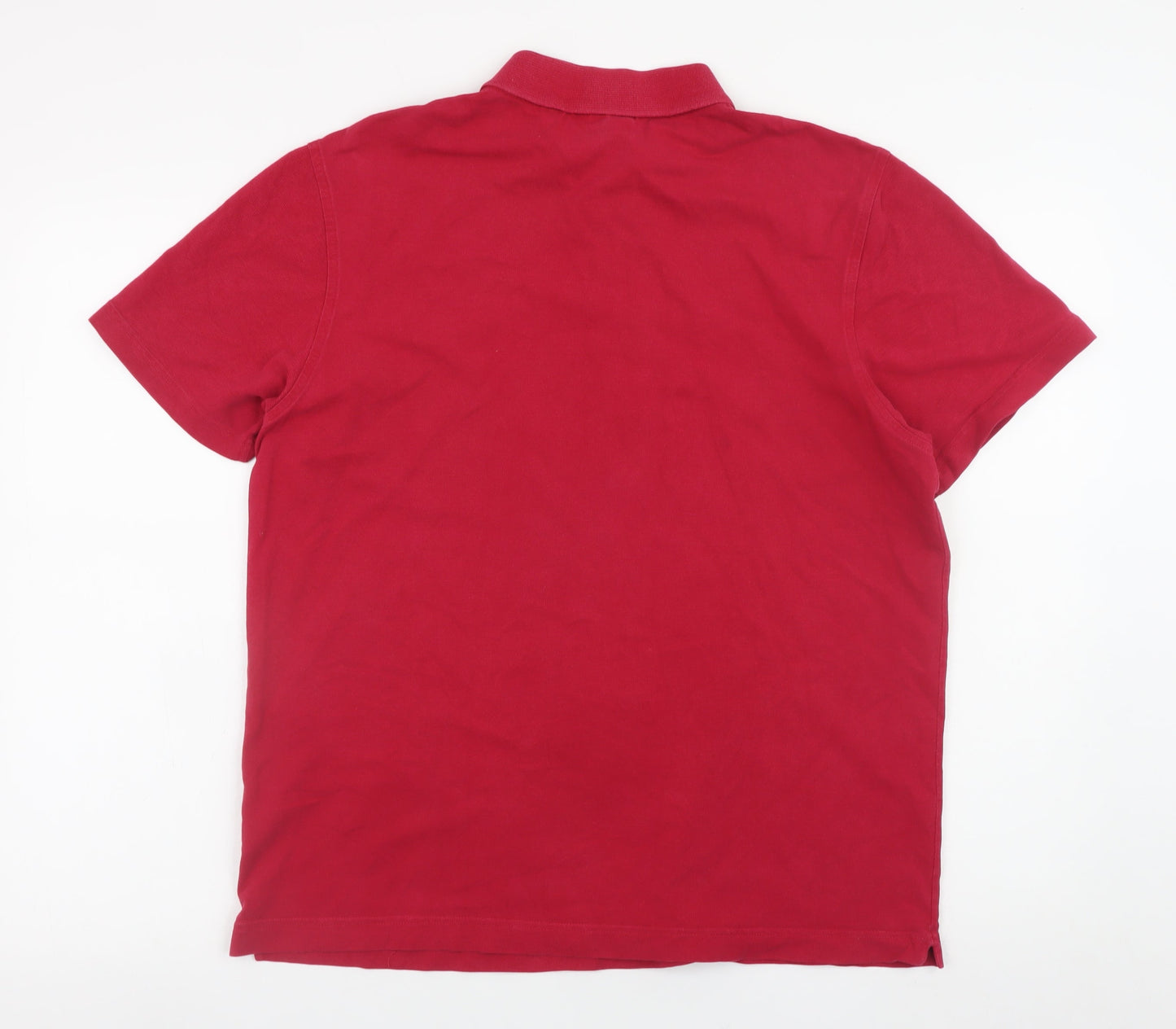 Mens UK Size L Lacoste 100% Cotton Polo Shirt