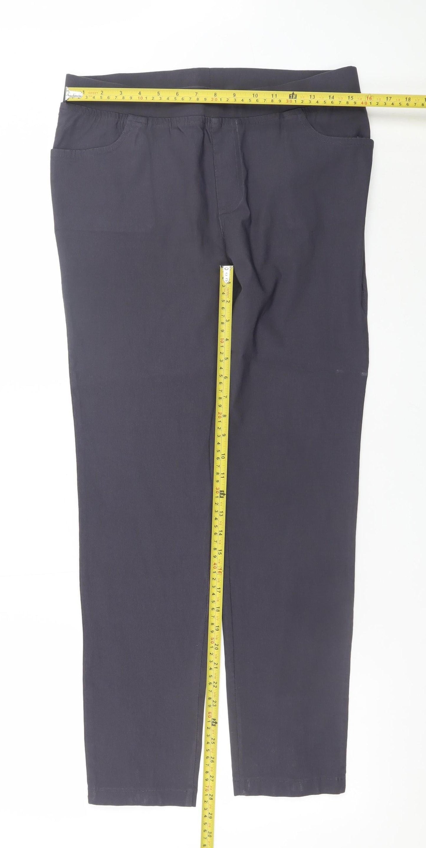 Womens UK Size 10 Cook Slim Fit Jegging Black Trousers