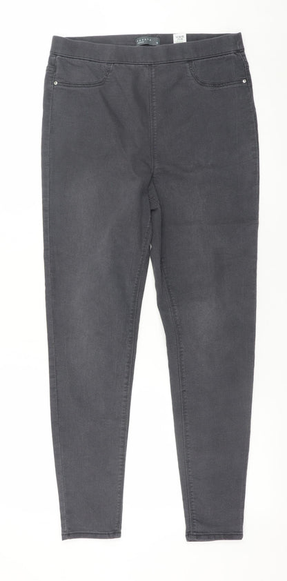 Papaya Women's Grey Skinny Stretch Denim Jeans Size 10