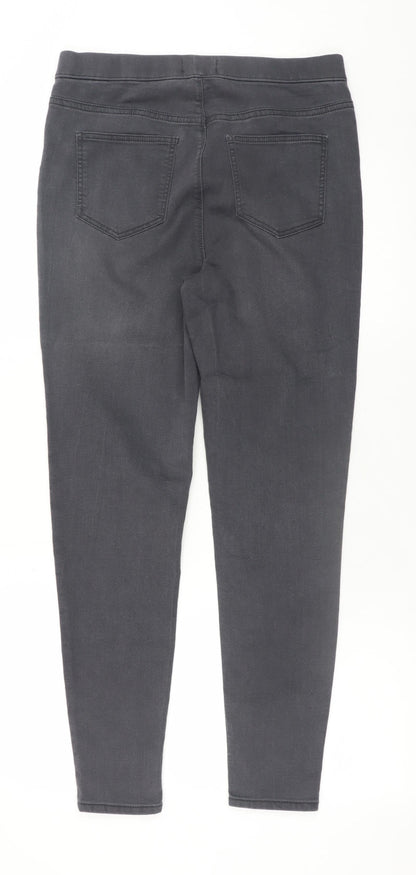 Papaya Women's Grey Skinny Stretch Denim Jeans Size 10