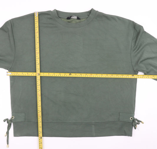 Womens UK Size 18 F&F Green Pullover Sweatshirt