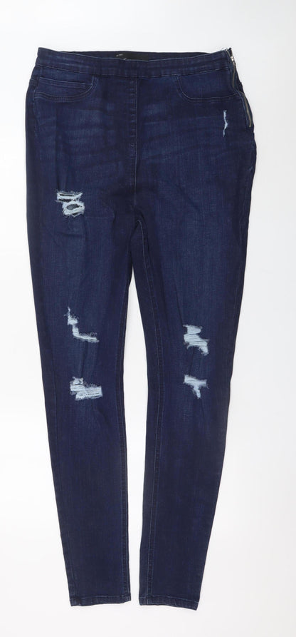 Womens UK Size 33 V by Very Slim Fit Skinny Blue Jeans