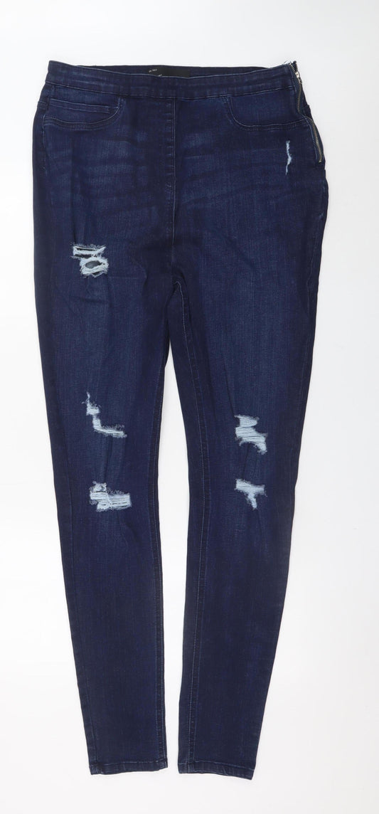 Womens UK Size 33 V by Very Slim Fit Skinny Blue Jeans