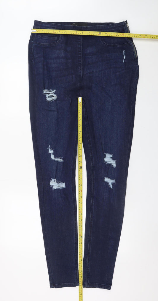 Womens UK Size 33 V by Very Slim Fit Skinny Blue Jeans
