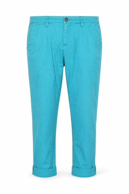 Mexx Women’s Blue Chino Trousers Size 10 Cotton Blend Stretch