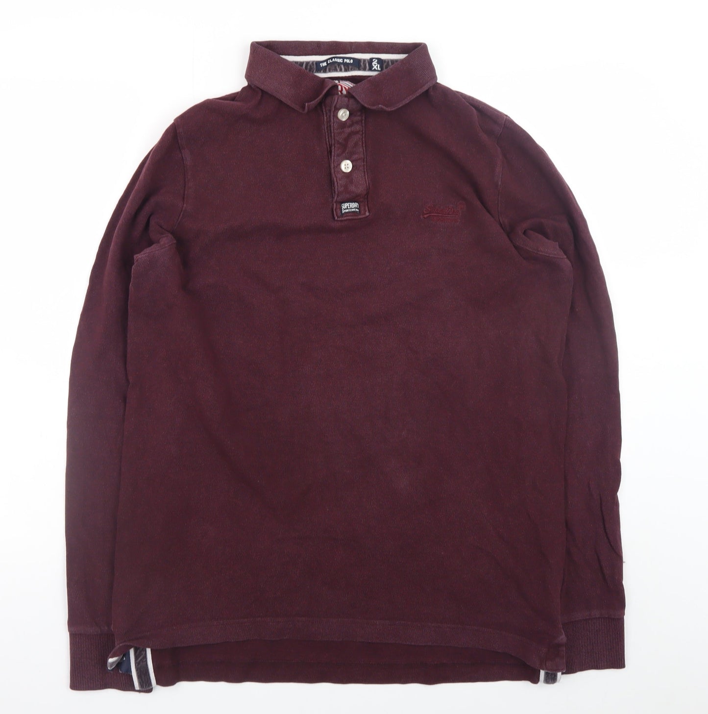 Mens UK Size 2XL Superdry 100% Cotton Polo Shirt